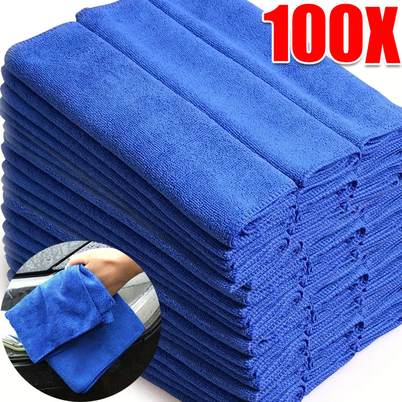 Microfiber Towel Detailing - 100Pcs 마이크로 화이버 타월 세차 건조