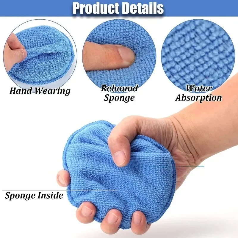 10개 자동차 디테일링 애플리케이터 패드 자동차 관리  - Wax Applicator Pad 리뷰 및 가격