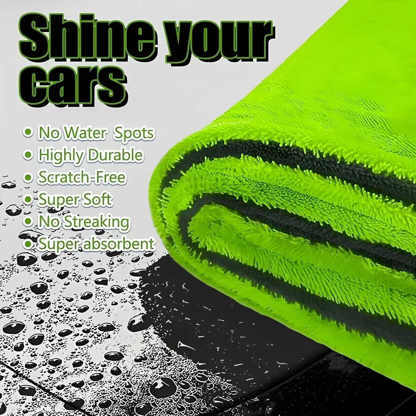 마이크로화이버 자동차 세차 타월 양면 고흡수성 자동차  - Microfiber Towel Detailing 리뷰 및 가격
