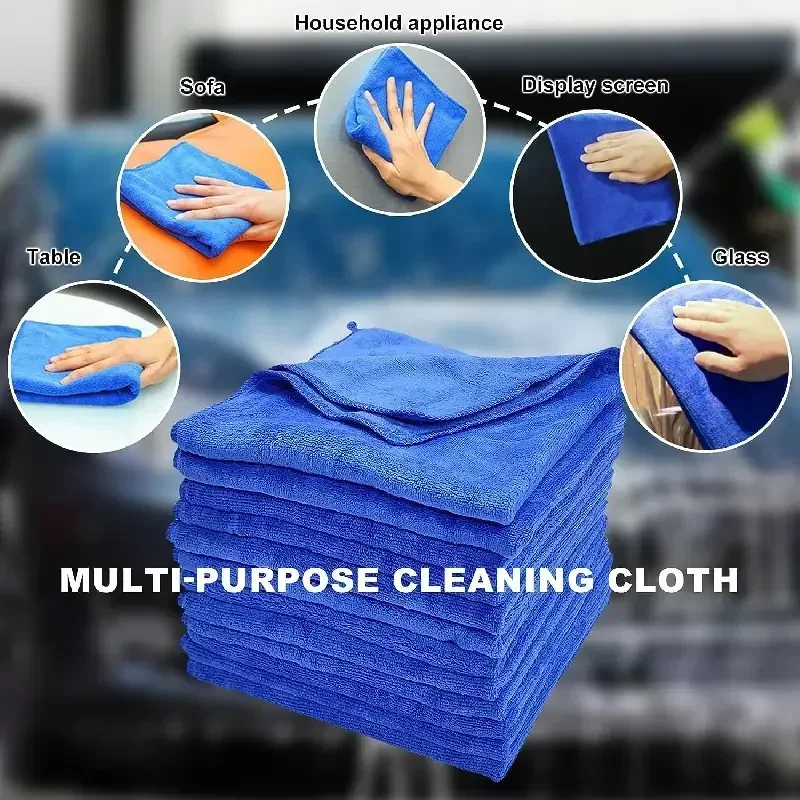 100Pcs 마이크로 화이버 타월 세차 건조 천 타월  - Microfiber Towel Detailing 리뷰 및 가격
