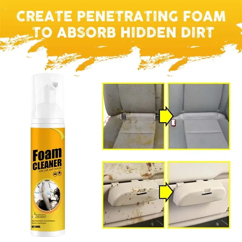 다목적 폼 클리너 스프레이, 자동차 내부 가죽 시트 대 - Leather Cleaner Interior 리뷰 및 가격